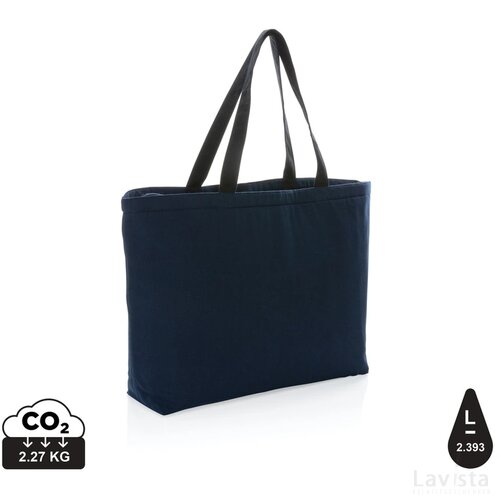 Impact Aware™ 285 g/m² rcanvas grote koeltas ongeverfd donkerblauw