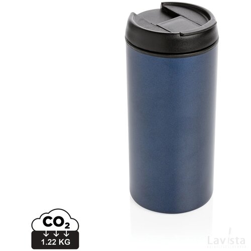 Metro RCS gerecycled roestvrijstalen mok blauw