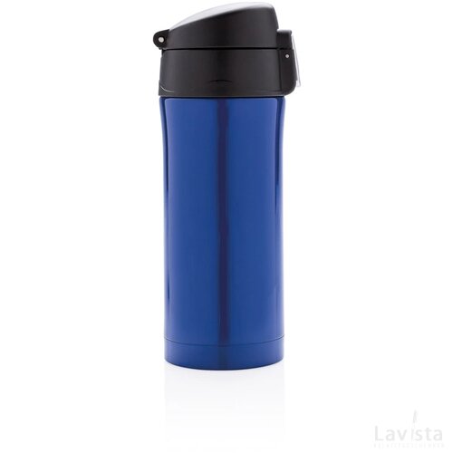 RCS gerecycled roestvrijstalen easy lock lekvrije vacuüm mok blauw