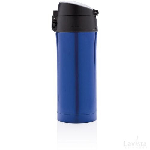 RCS gerecycled roestvrijstalen easy lock lekvrije vacuüm mok blauw