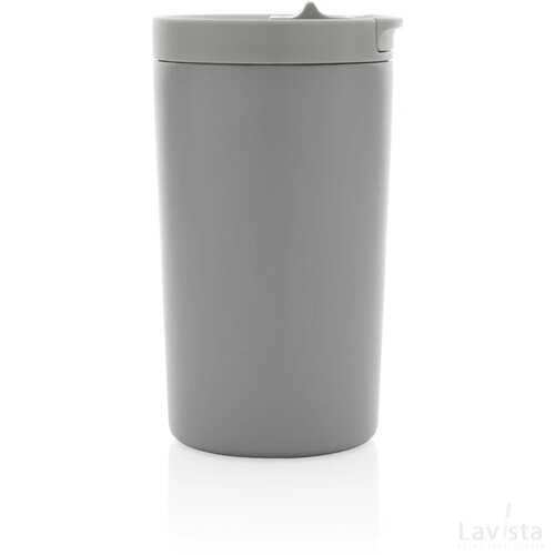 RCS gerecycled roestvrijstalen vacuüm lekvrije mok grijs
