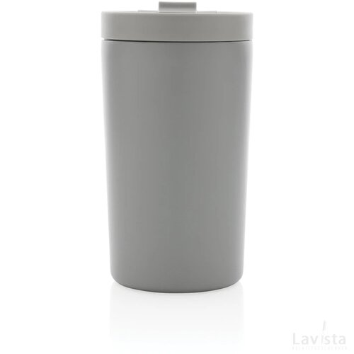 RCS gerecycled roestvrijstalen vacuüm lekvrije mok grijs