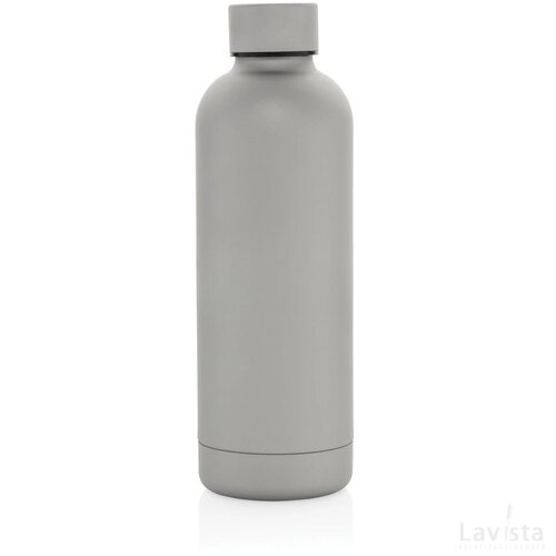 RCS gerecycled roestvrijstalen Impact vacuümfles zilver
