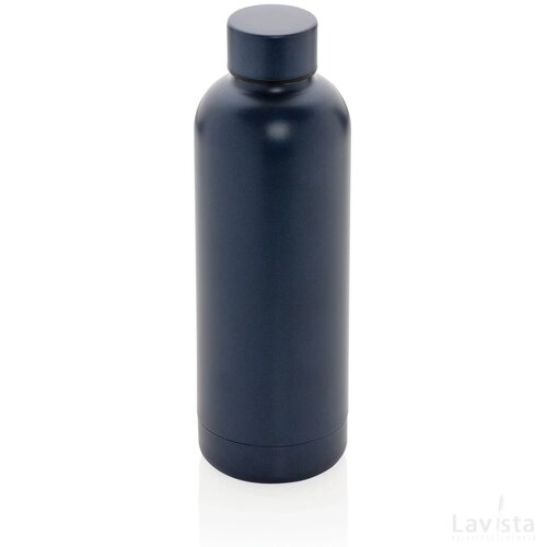 RCS gerecycled roestvrijstalen Impact vacuümfles blauw
