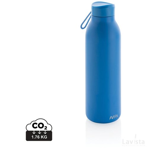 Avira Avior RCS gerecycled roestvrijstalen fles 500 ML blauw