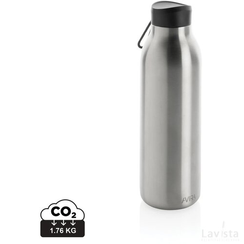 Avira Avior RCS gerecycled roestvrijstalen fles 500 ML zilver