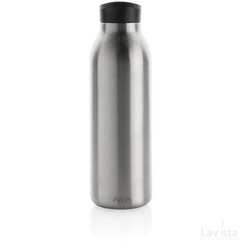 Avira Avior RCS gerecycled roestvrijstalen fles 500 ML zilver