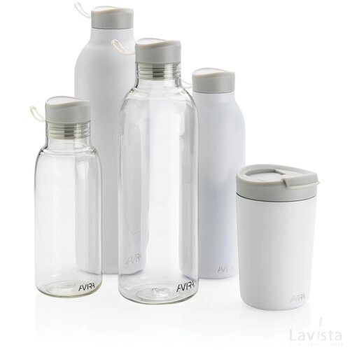 Avira Avior RCS gerecycled roestvrijstalen fles 500 ML wit