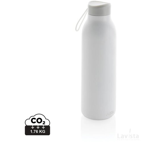 Avira Avior RCS gerecycled roestvrijstalen fles 500 ML wit
