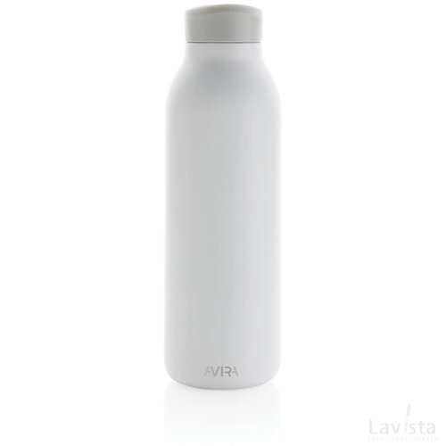 Avira Avior RCS gerecycled roestvrijstalen fles 500 ML wit