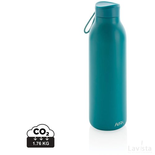 Avira Avior RCS gerecycled roestvrijstalen fles 500 ML turquoise