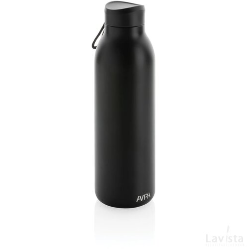 Avira Avior RCS gerecycled roestvrijstalen fles 500 ML zwart