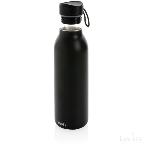 Avira Avior RCS gerecycled roestvrijstalen fles 500 ML zwart