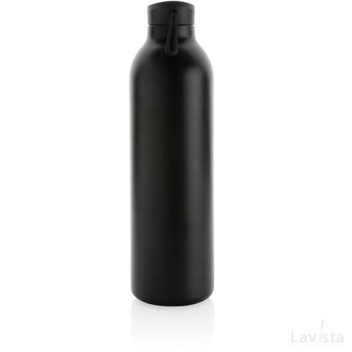 Avira Avior RCS gerecycled roestvrijstalen fles 1L zwart