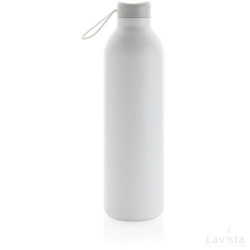 Avira Avior RCS gerecycled roestvrijstalen fles 1L wit