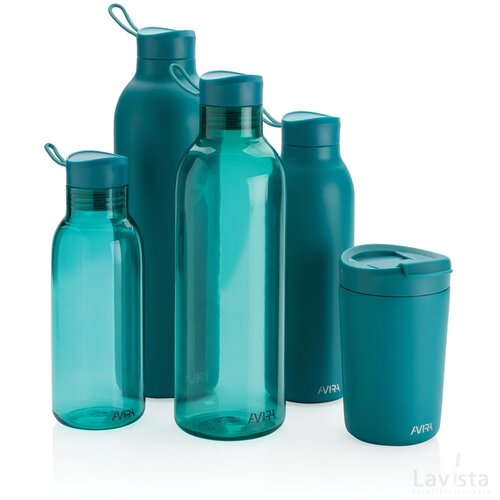 Avira Avior RCS gerecycled roestvrijstalen fles 1L turquoise