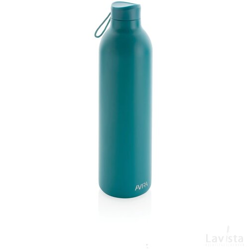 Avira Avior RCS gerecycled roestvrijstalen fles 1L turquoise