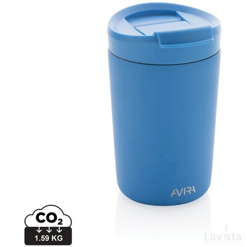 Avira Alya RCS gerecycled roestvrijstalen beker 300ML blauw