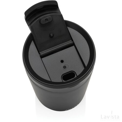 Avira Alya RCS gerecycled roestvrijstalen beker 300ML zwart