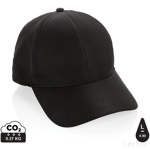 Impact AWARE™ 6 panel rpet sportcap zwart