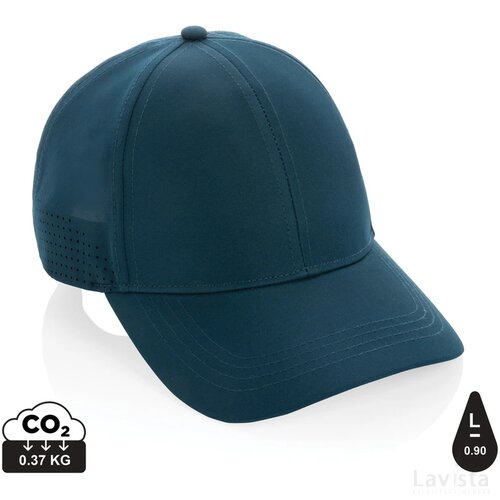 Impact AWARE™ 6 panel rpet sportcap donkerblauw