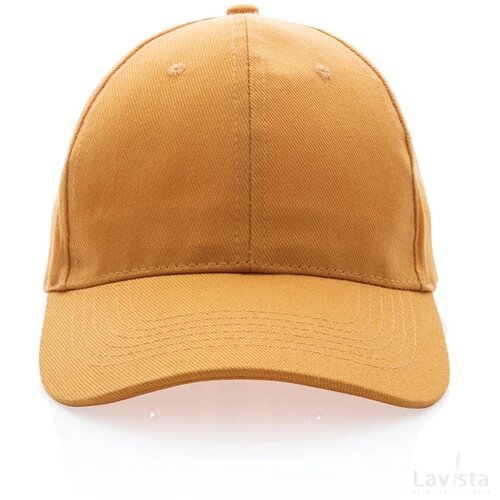Impact AWARE™ 6 panel 280gr gerecycled katoenen cap sundial oranje