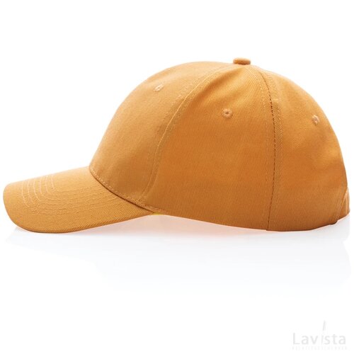 Impact AWARE™ 6 panel 280gr gerecycled katoenen cap sundial oranje