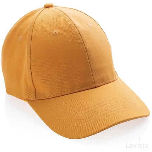 Impact AWARE™ 6 panel 280gr gerecycled katoenen cap sundial oranje