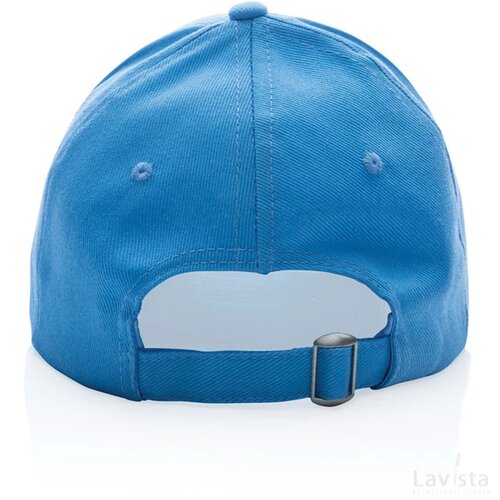 Impact AWARE™ 6 panel 280gr gerecycled katoenen cap tranquil blue