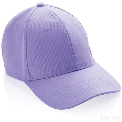 Impact AWARE™ 6 panel 280gr gerecycled katoenen cap lavender