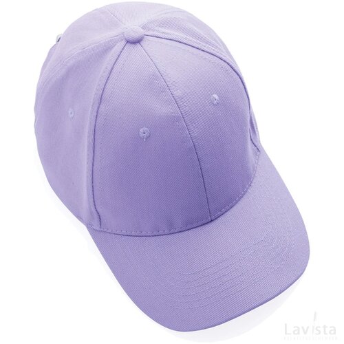 Impact AWARE™ 6 panel 280gr gerecycled katoenen cap lavender