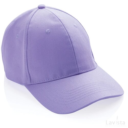 Impact AWARE™ 6 panel 280gr gerecycled katoenen cap lavender