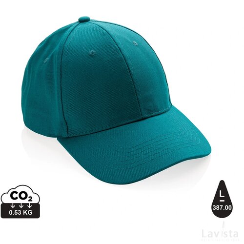 Impact AWARE™ 6 panel 280gr gerecycled katoenen cap verdigris