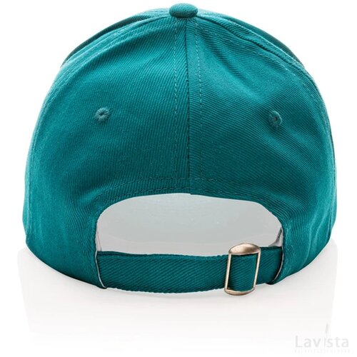Impact AWARE™ 5 panel 280gr recycled katoenen cap verdigris