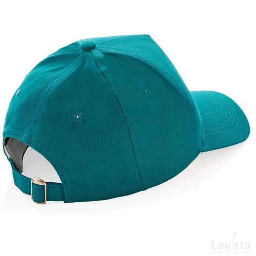 Impact AWARE™ 5 panel 280gr recycled katoenen cap verdigris