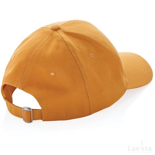 Impact AWARE™ 5 panel 280gr recycled katoenen cap sundial oranje