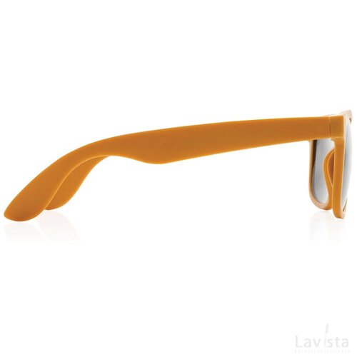 GRS zonnebril van gerecycled PP-plastic oranje
