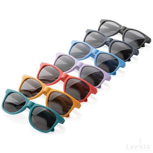 GRS zonnebril van gerecycled PP-plastic blauw