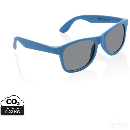 GRS zonnebril van gerecycled PP-plastic blauw