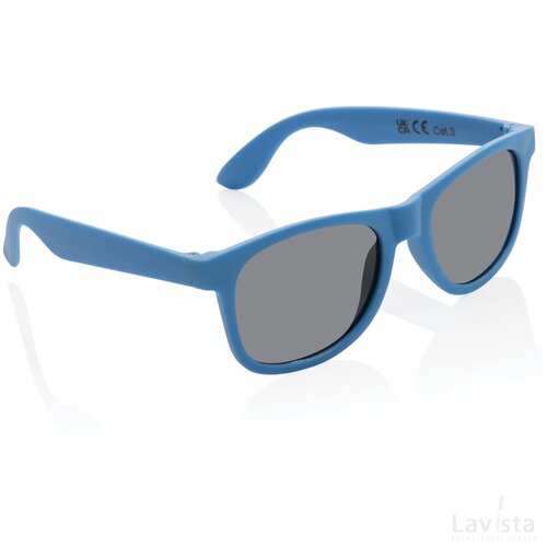 GRS zonnebril van gerecycled PP-plastic blauw