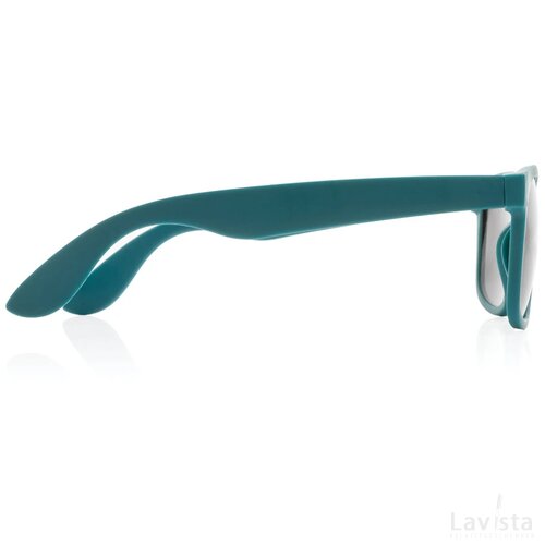 GRS zonnebril van gerecycled PP-plastic turquoise