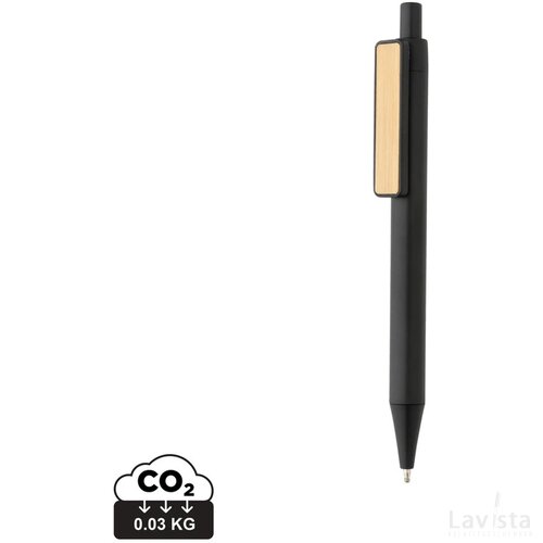 GRS RABS pen met bamboe clip zwart