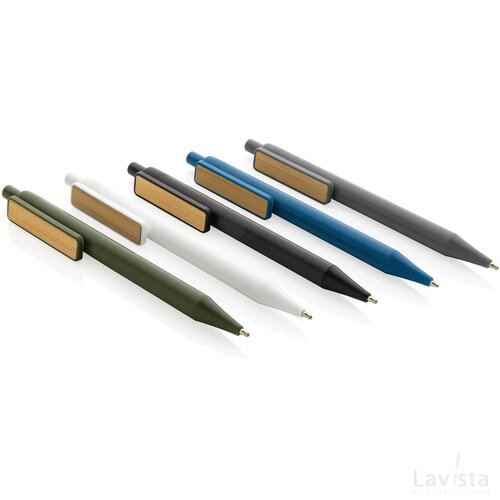 GRS RABS pen met bamboe clip groen