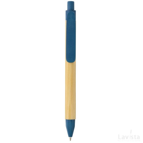 Write responsible recycled papieren pen blauw