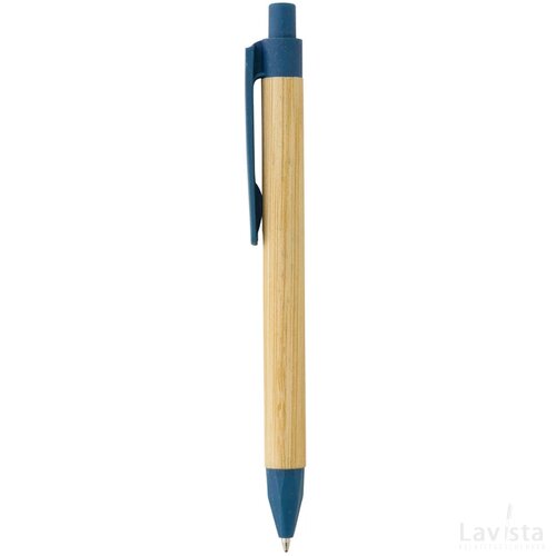 Write responsible recycled papieren pen blauw