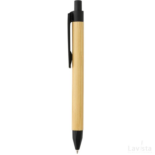 Write responsible recycled papieren pen zwart
