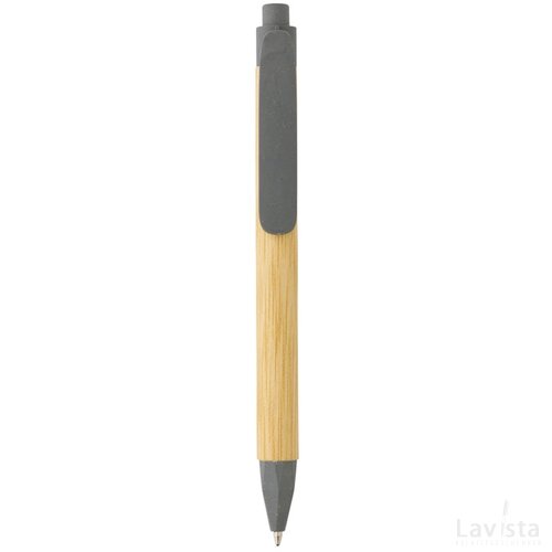 Write responsible recycled papieren pen grijs