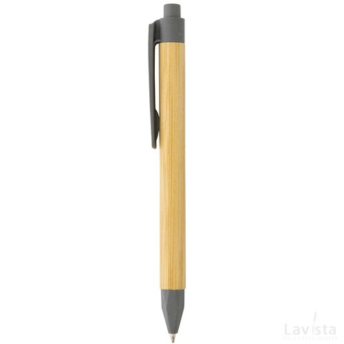 Write responsible recycled papieren pen grijs