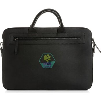 Swiss Peak GRS gerecyclede PU 14 inch laptoptas zwart