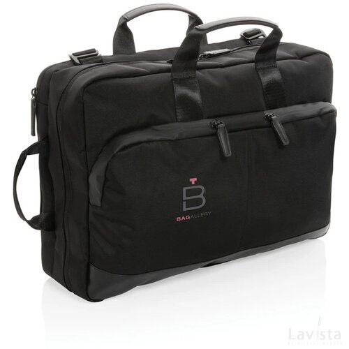 Swiss Peak Aware™ executive 2-in-1 laptop rugzak zwart